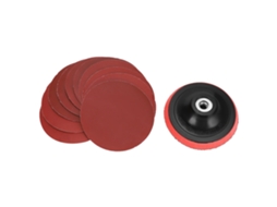 Almofada de Lixamento 4 Polegadas M10 + 10 Lixas de Camurça 1000 Grit S/MARCA