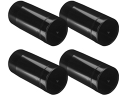 Conjunto de 4 tubos de ABS vazios e recarregáveis para desodorante em Bastão, design elegante.