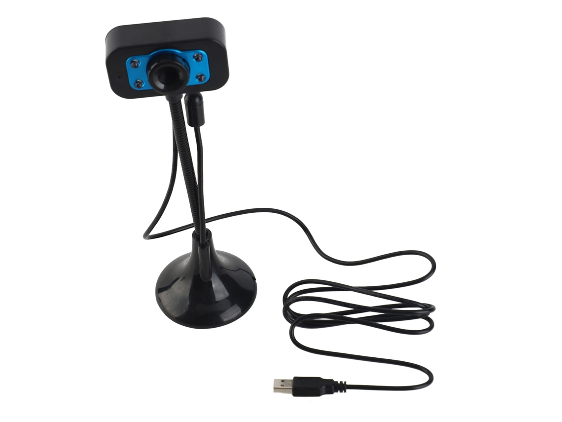 Webcam (alta definição, luz de preenchimento LED)