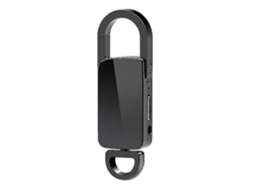 Gravador De Chaveiro Digital De 8gb, Mini Gravador Para Palestras E Reuniões Yizhood (preto)