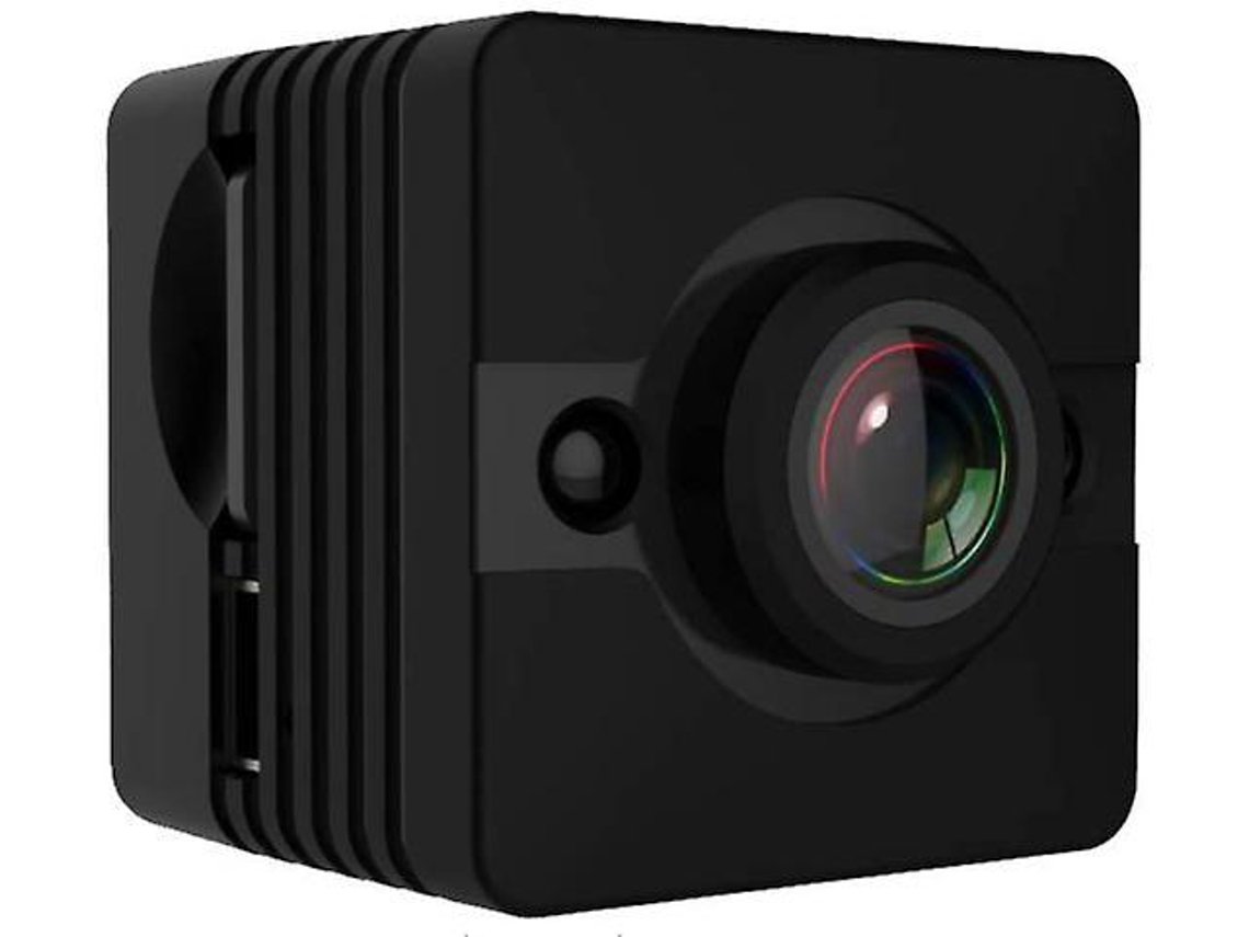 Mini Câmera Esportiva 1080p Hd, Água Resistente, Visão Noturna, Fov155, Para Home Office, Ao Ar Livre E Piscina Yizhood (preto)
