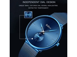Reloj De Pulsera Para Hombre Biden Simple Fashion Empresarial Impermeable Acero Mesh Cuarzo