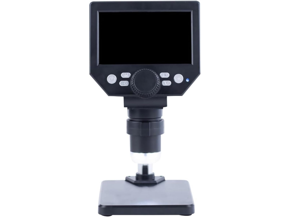 Microscópio Digital Com Tela Lcd De 8 Mp, Tela De 4,3 Polegadas E Ampliação De 1-1000x.