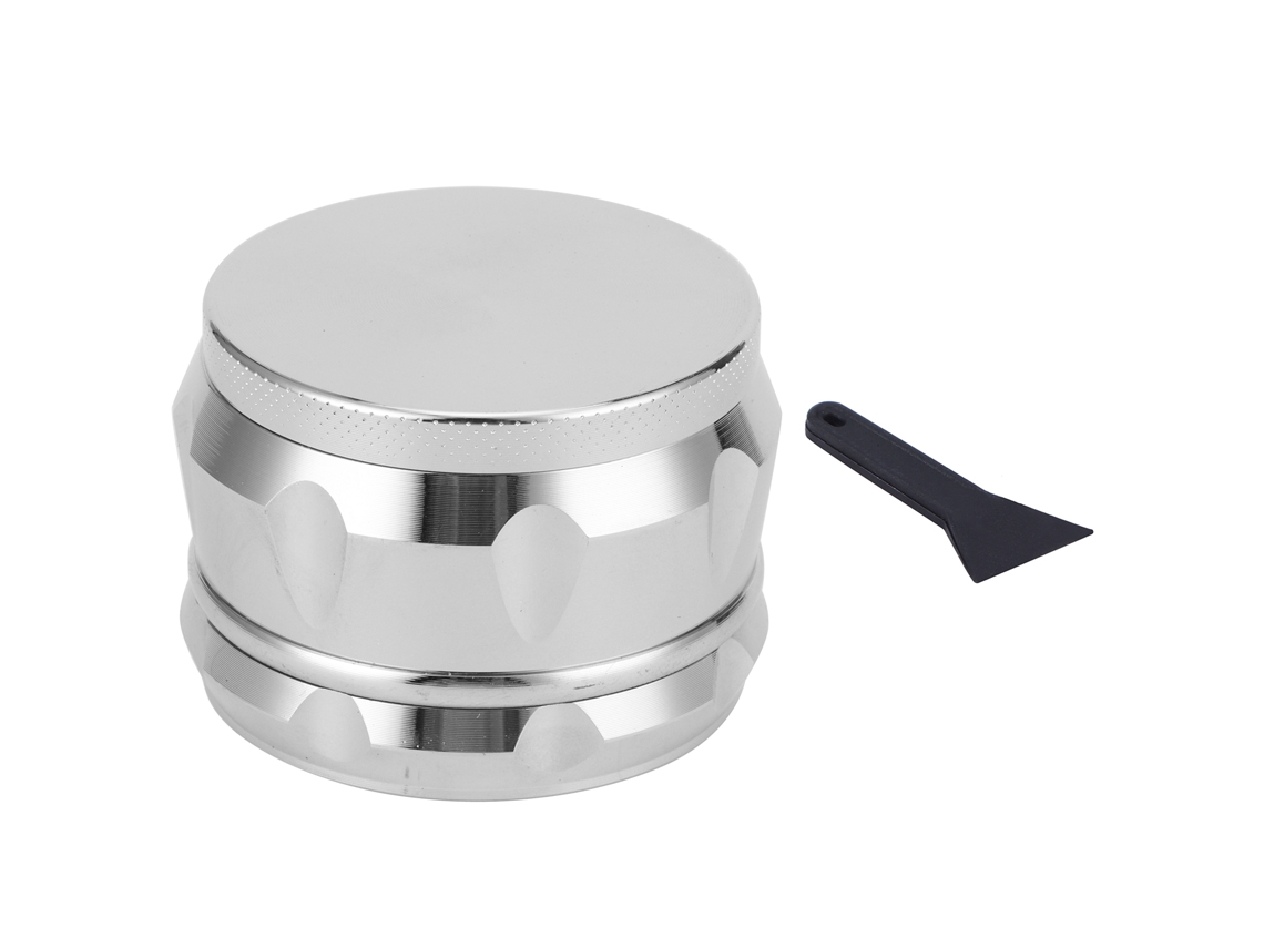Mini moedor portátil de liga de zinco, moedor manual de tabaco, ferramenta para fumar, acessório para cigarro.