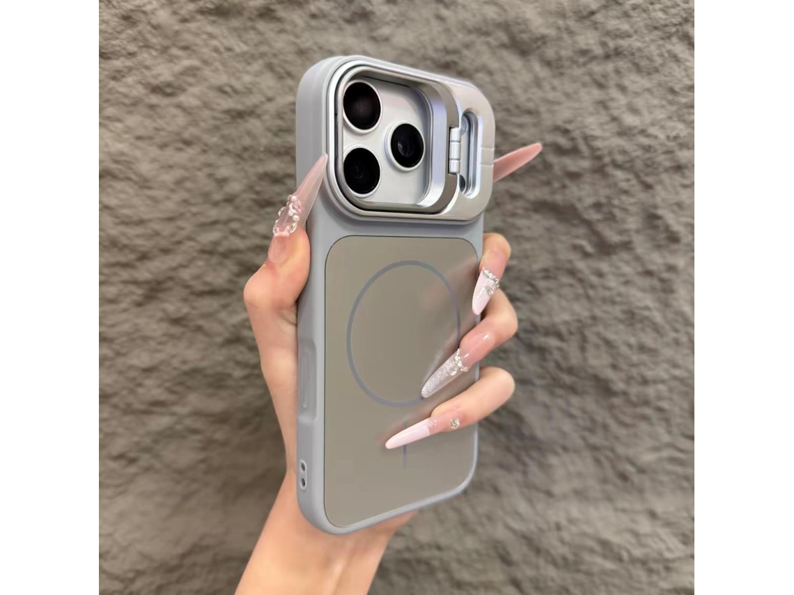 Capa Magnética Para Iphone 12 Pro, Suporte Para Lente Apple, Capa Protetora À Prova De Quedas.