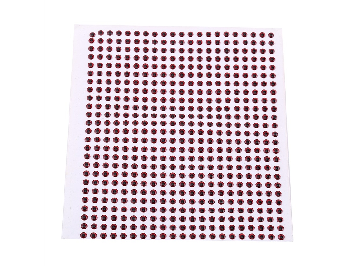 Olho de Isca 3d 5mm Vermelho 500un
