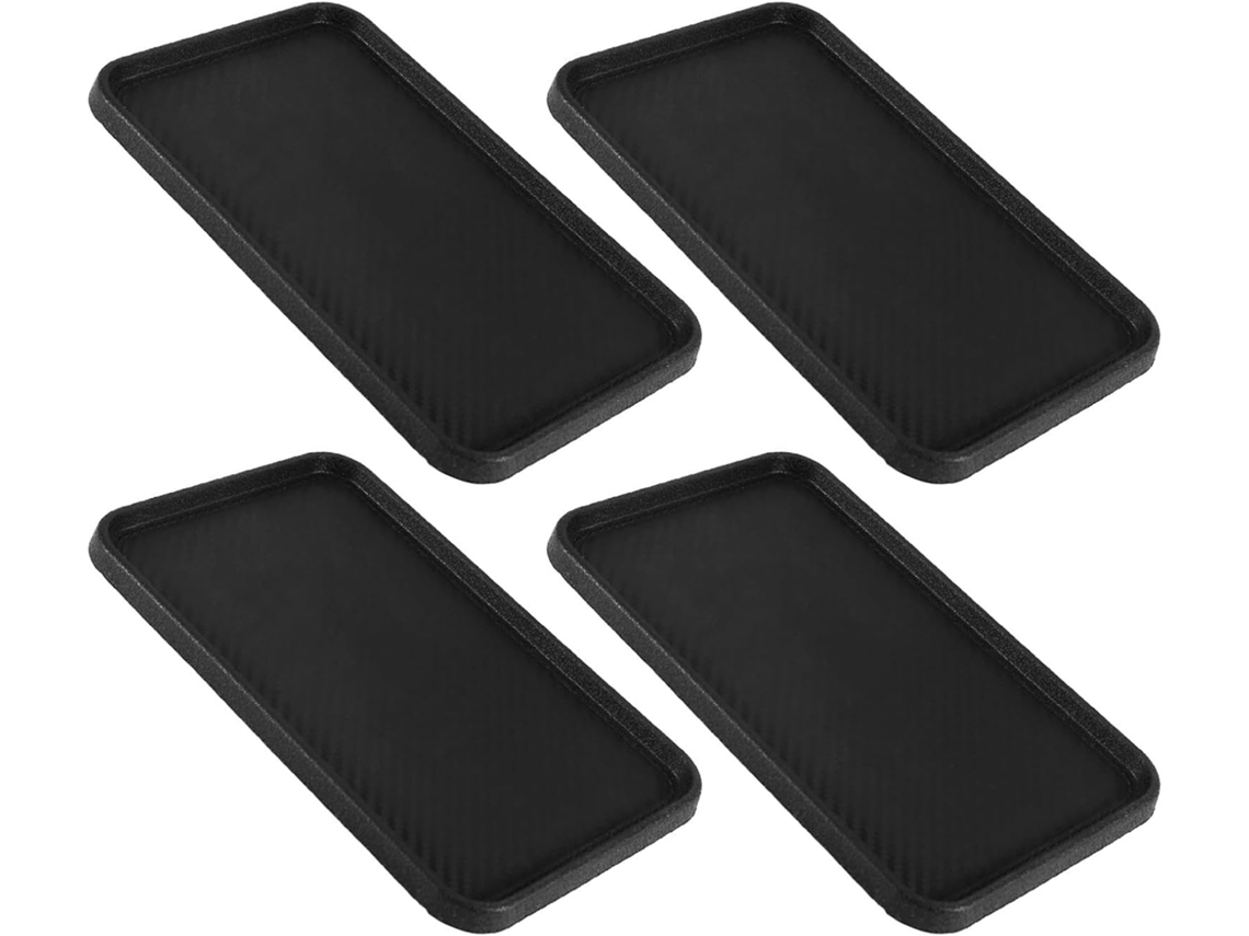 Tapete de silicone antiderrapante, organizador multifuncional, conjunto de 4 peças para Quadro branco