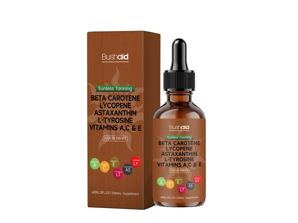 Loção Corporal Gotas de Bronzeamento Bushaid