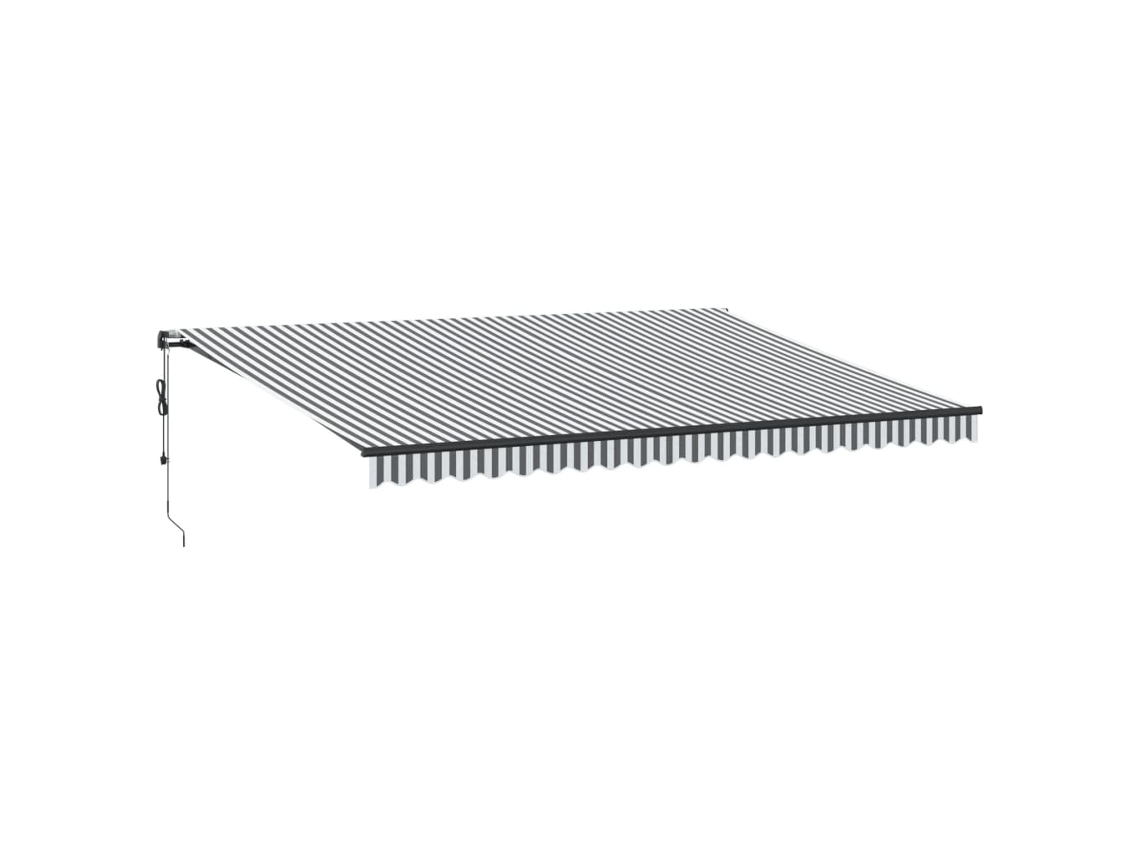 Retractable Awning, Retractable Awnings Vidaxl Antracite Tecido (500 X 350 Cm)