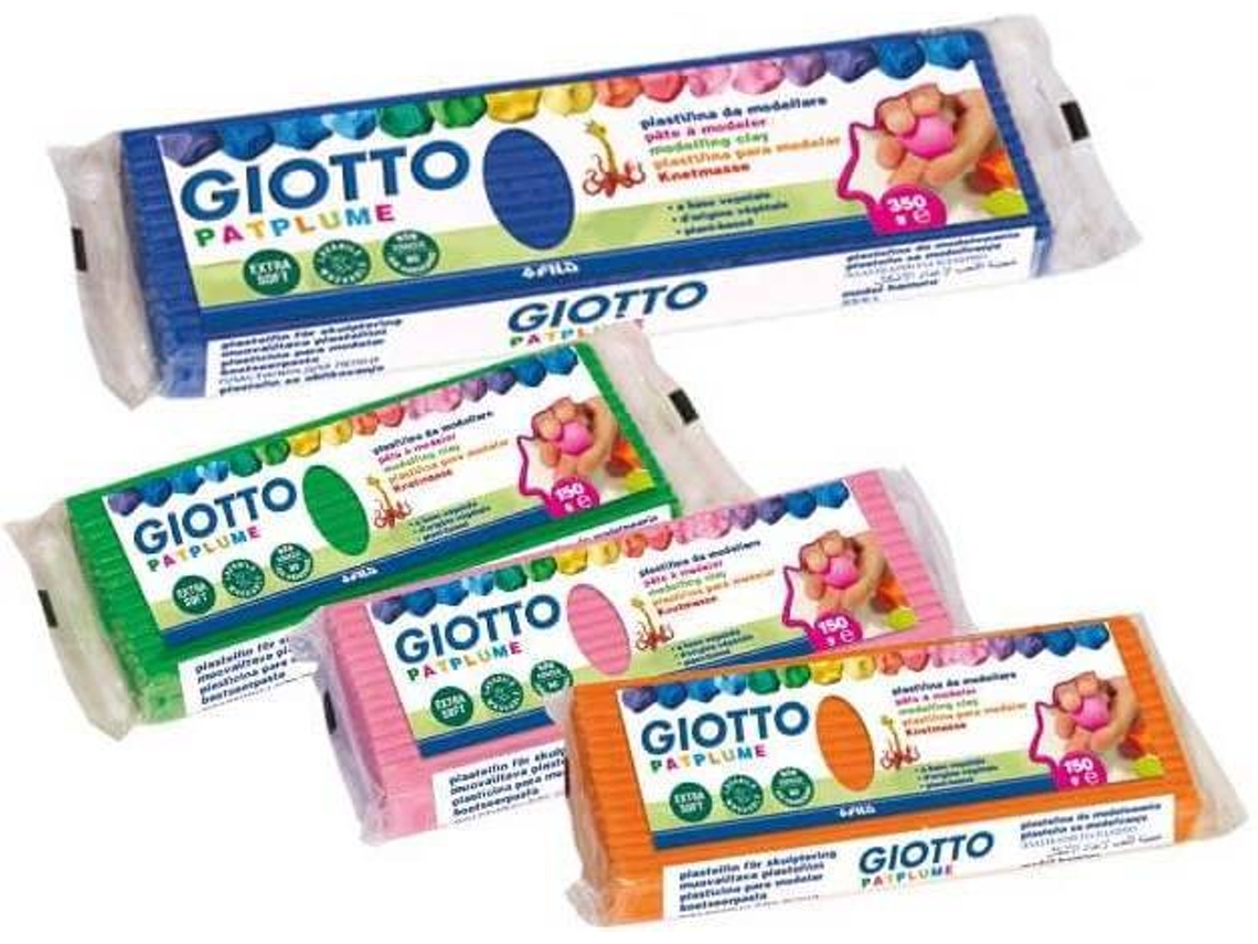 Plasticina GIOTTO Patplume 350 g (Azul)