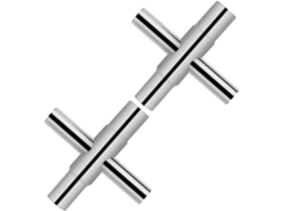De 2 Chaves Para Jardim, Com 4 Tamanhos: 1/4", 9/32" E 5/16".