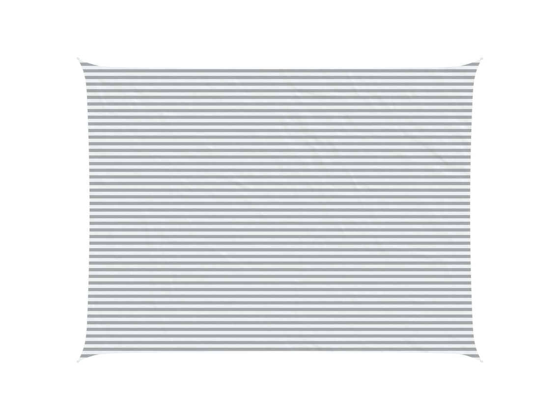 Conjunto 1 Sombra Externa Vidaxl Cinzento-claro Poliéster (8 X 6 M)
