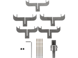 Conjunto de brocas e lâminas para pulseiras de madeira Garneck, ferramentas de corte e perfuração