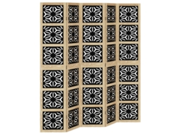 Room Divider, Room Dividers Vidaxl Marrom Madeira (40 X 200 Cm)