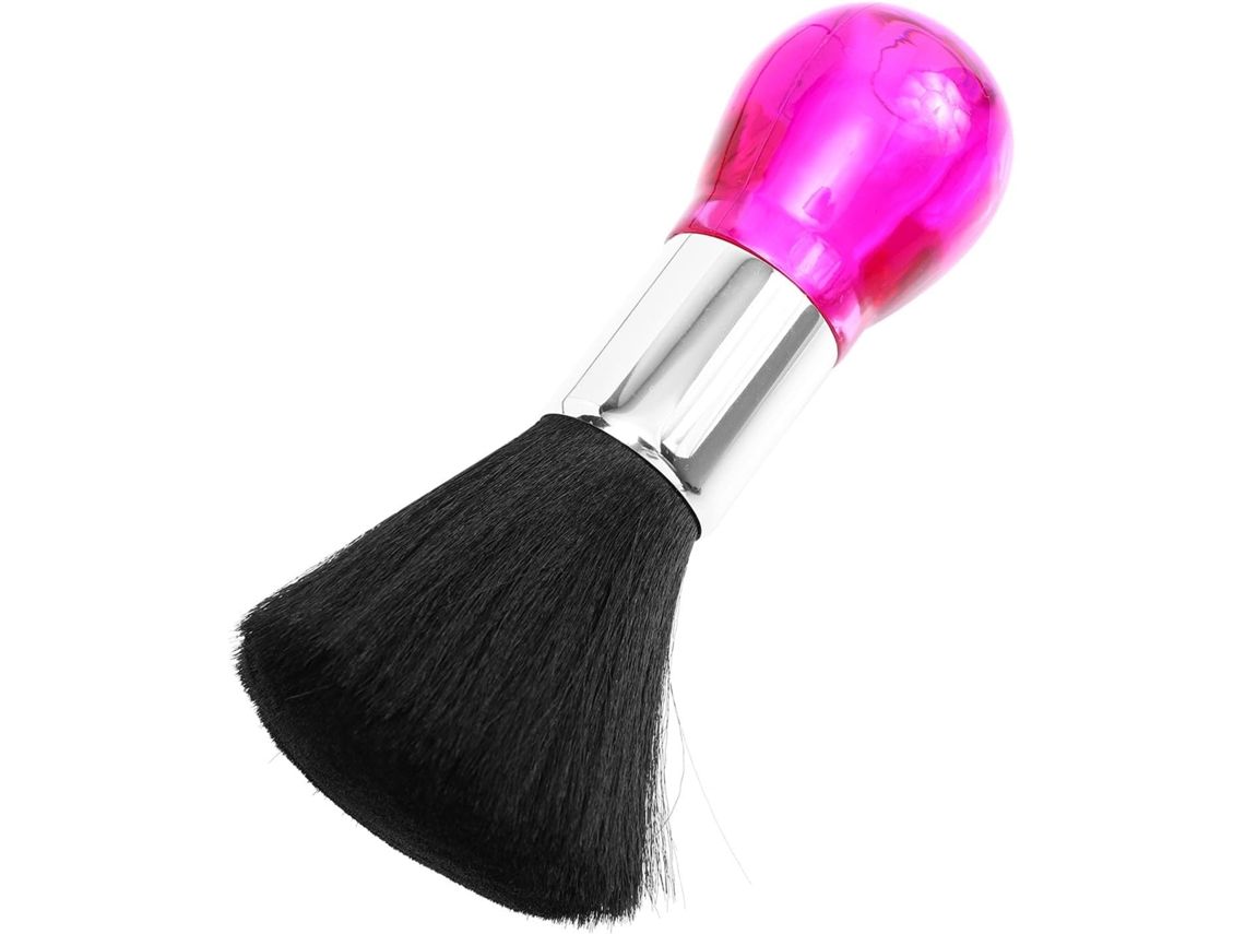 Escova De Salão Stobaza Para Remover Cabelos Quebrados, Feita De Plástico Rosa, Fácil De Limpar, Ideal Para Barbearias E