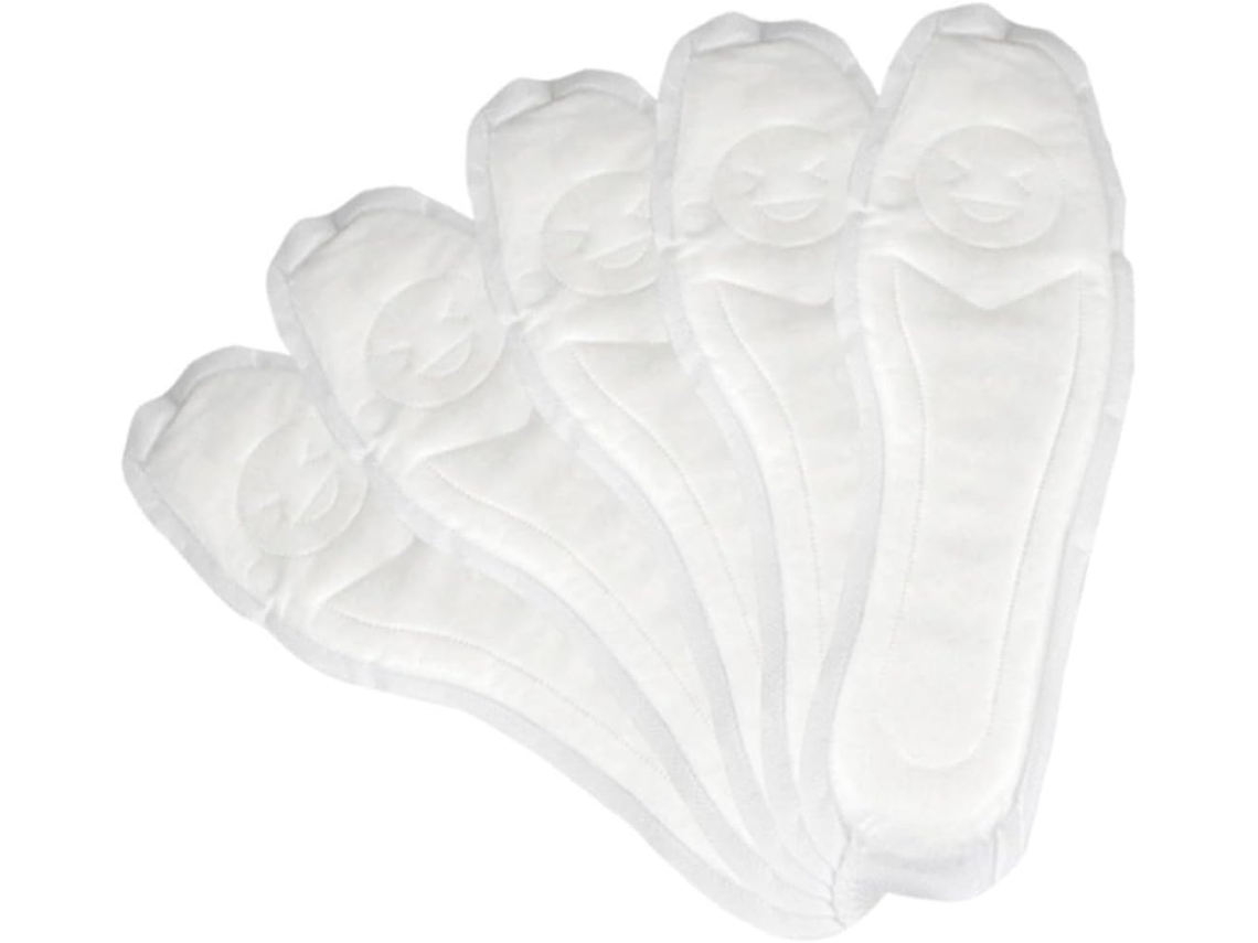 Ipetboom 10 Pares De Palmilhas Descartáveis Algodão, Absorvem O Suor E Reduzem Odor, Tamanho 43-44, Confortáveis Para Os
