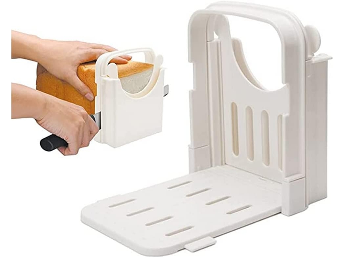 Cortador De Pão Para Caseiro, Ajustável E Dobrável