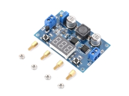 Módulo Boost Fonte De Alimentação Voltmeter Led 3.5-30v 100w