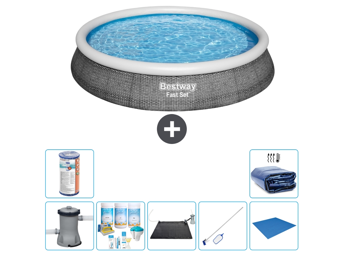 Bestway Piscina Bestway Fast Set Redonda - 396x84 Cm - 8-peças S21452