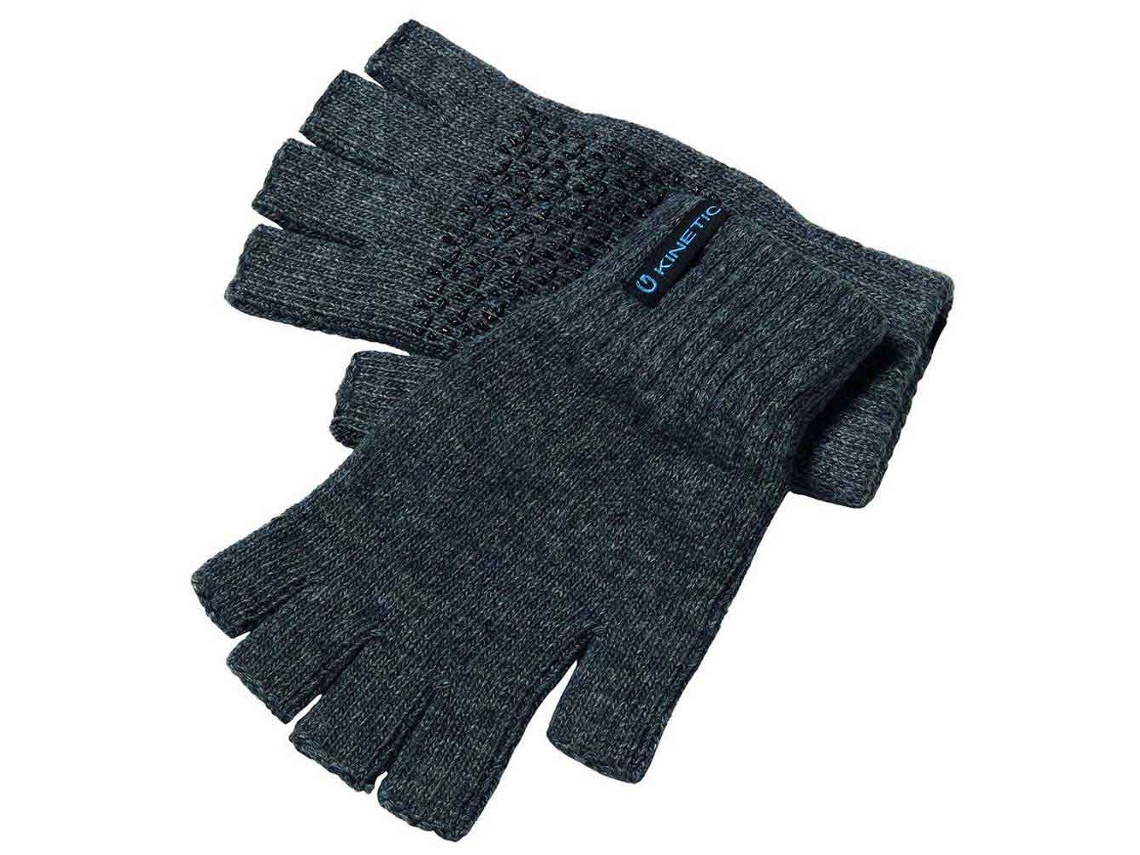 Luvas De Lã Logo Cinzento S-M Homem KINETIC