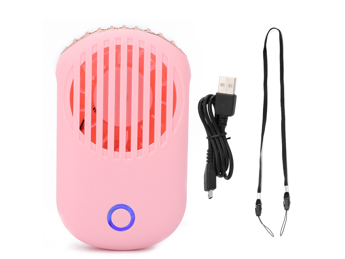 Mini Portable Eyelashes Dryer Bladeless Nail Art Blower Fan Pink