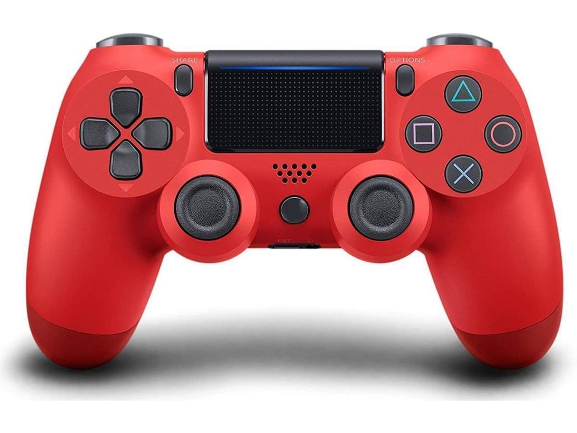 Comando para PS4 VENISYMLIS 20210833 Vermelho (Wireless)