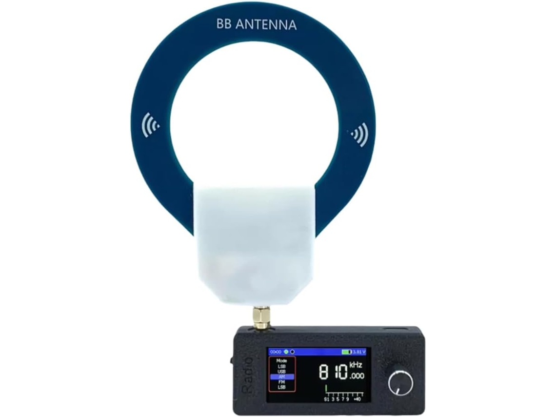 Rádio Si4732 Mhz Com Ecrã Ips De 1,9 Polegadas, Am/fm/lsb/usb/ondas Curtas