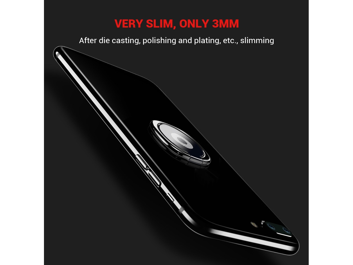 Suporte de Telefone Lazy com Rotação de 360° e Apoio para Anéis EOOCOO