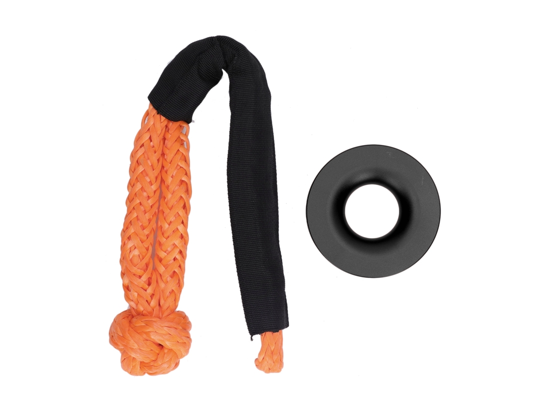 Kit de anel de recuperação com corda de nylon, acetato macio e anel de resgate para veículos antigos.