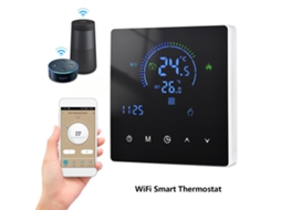 Termostato Primerox Wi-Fi, Controle Remoto, App, Tela LCD, para Aquecimento