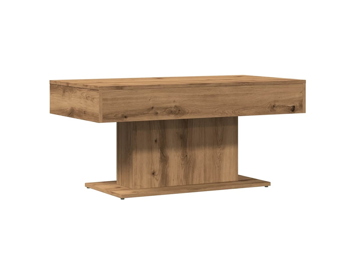 Mesa de Centro Artisan Oak 96x50x45 Cm Madeira Engenheirada MAISON EXCLUSIVE