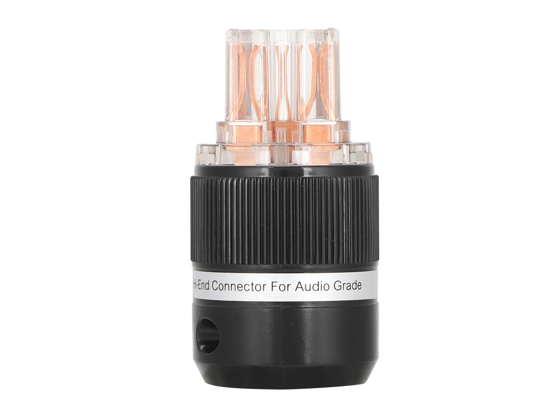 Aetheria plugue de Alimentação de Áudio Monosaudio Transparente Cobre Puro Conector E101 F101 Ce Rohs Pse