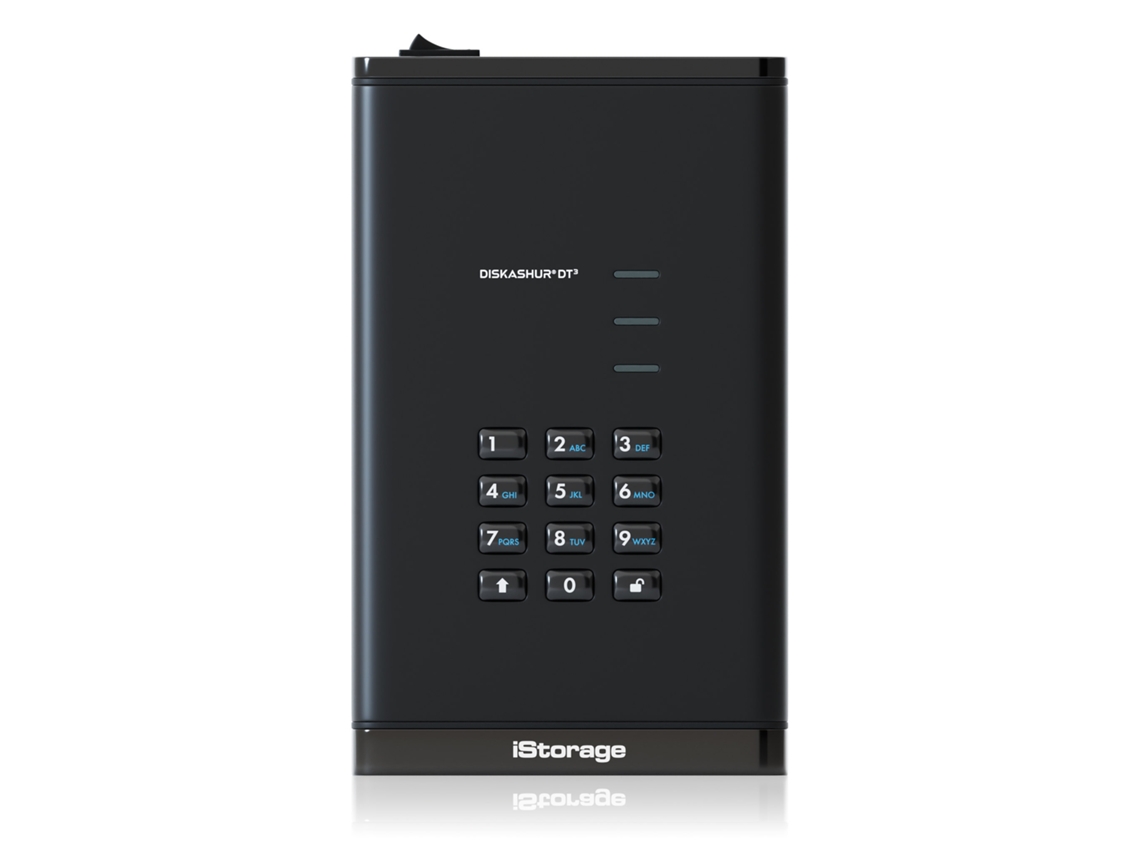 Diskashur Dt3 Hdd Disco Externo 2 Tb Usb Type C 3.2 Gen 1 Preto Istorage (3.1 Gen 1)