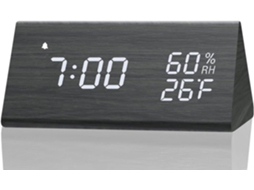 Despertador, Visor Eletrônico De Led, 3 Configurações De Alarme Yiy Slowmoose