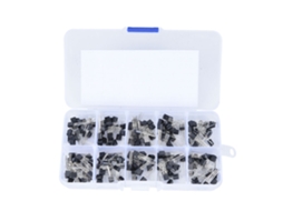 Kit De Transistores Laxiscreed Com 200 Peças E 10 Especificações Em Materiais De Silício