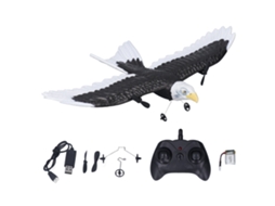 Brinquedo Avião Pássaro Com Controle Remoto 2 Canais Resistente A Quebras Para Crianças