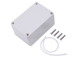 Caixa Eletrônica Em Plástico Abs, À Prova D'água Ip65, Para Junção Eletrônica, Com Tomada Ip65, Dimensões 100 X 68 50 Mm