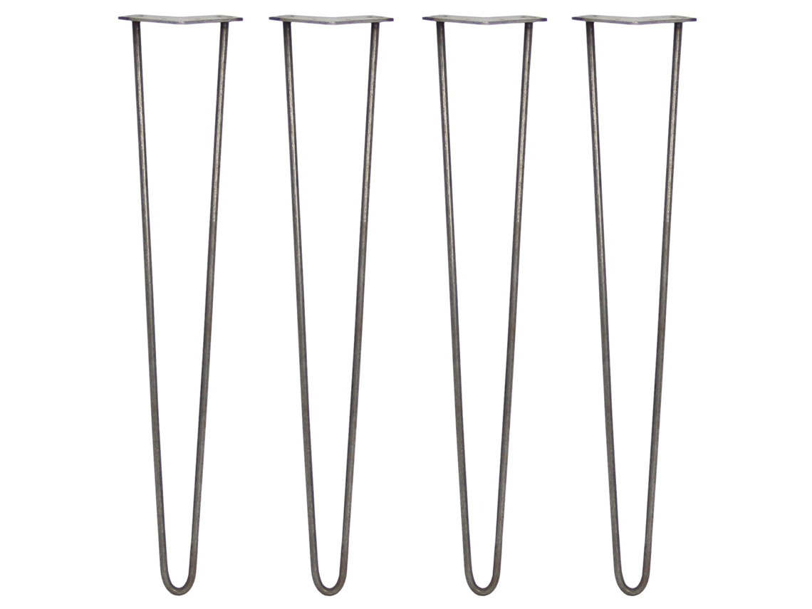 Garfos de esqui Meta4, 71 cm, aço natural, 2 dentes, 10 mm, Monstershop