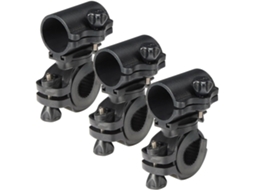 Conjunto De 3 Peças De Suporte Profissional Para Lanterna Com Clipe Estável Para Guidão, Acessórios Gokoco