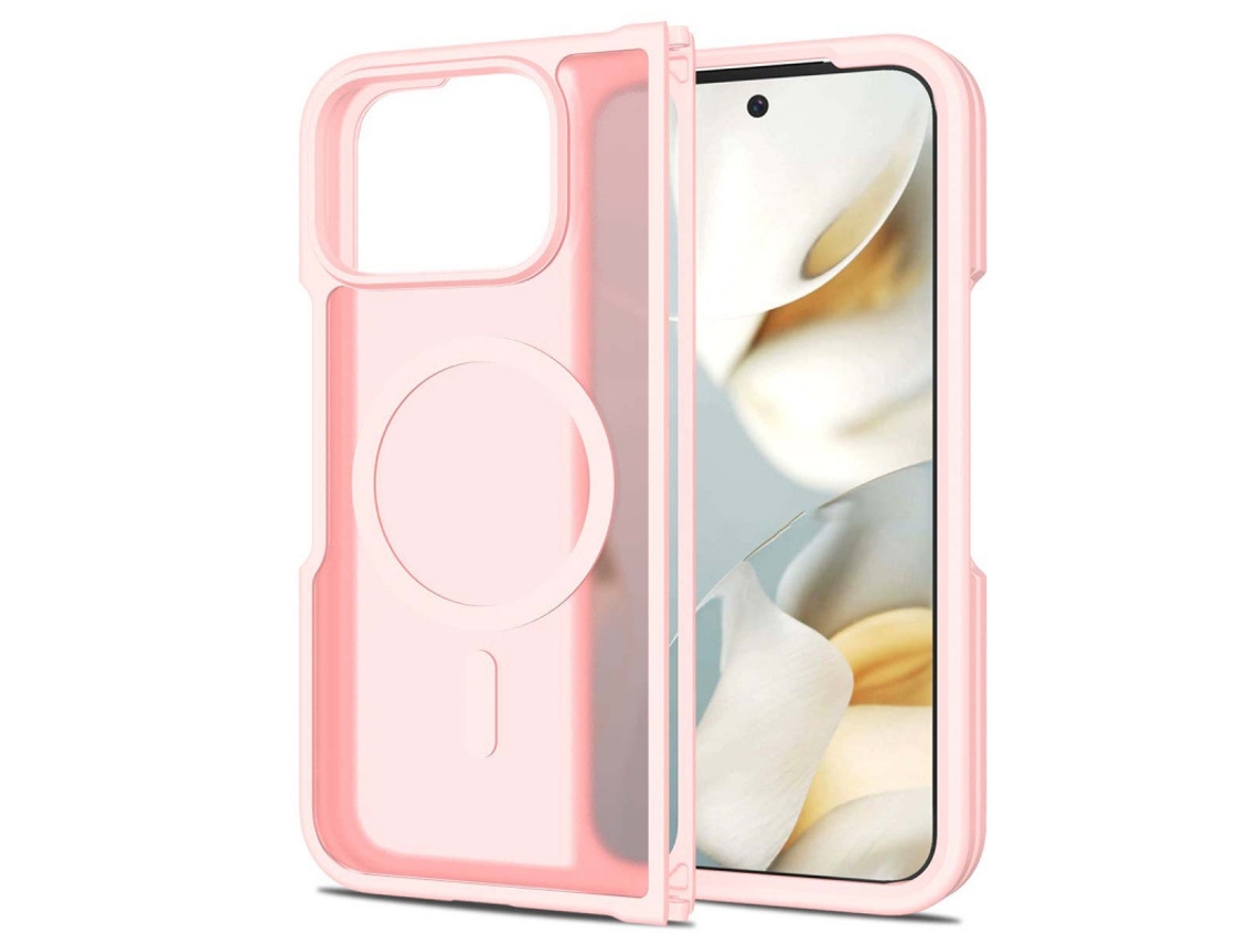 Capa Magnética Fosca Para Google Pixel 10 Pro Fold (rosa)