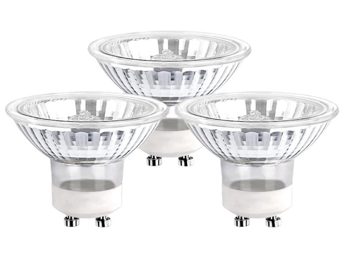 Lurelia Pack De 8 Lâmpadas Halógenas Gu10 35w 220v 2800k 700lm, Branco Quente, Regulável, Cápsula Transparente, Quarto