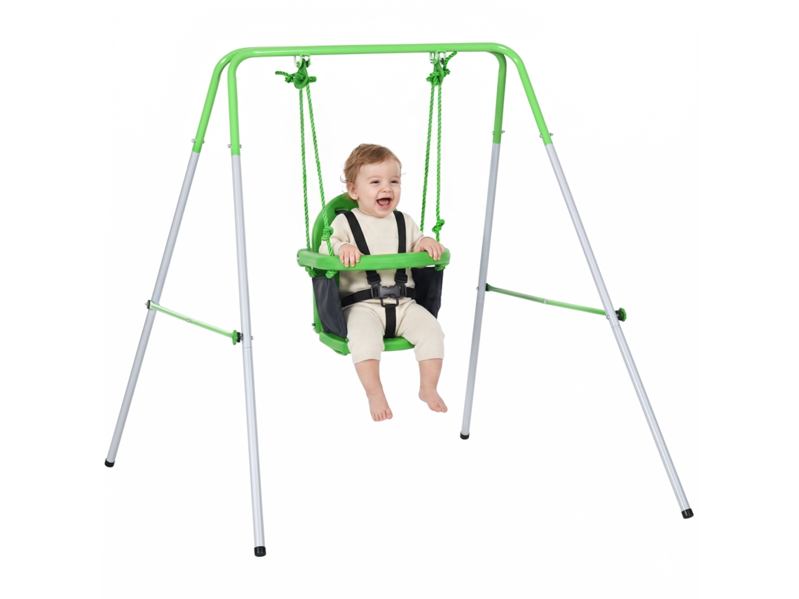 Balanço Para Bebê (adequado Para 6-36 Meses, Com Proteção De Segurança) Eoocoo