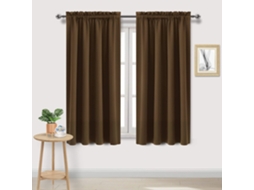 Cortinas Blackout Para Quarto - Cortinas Com Bolso Para Varão De Cortina, Isolamento Térmico, Sala De Estar, Cozinha, Cortinas De Economia De