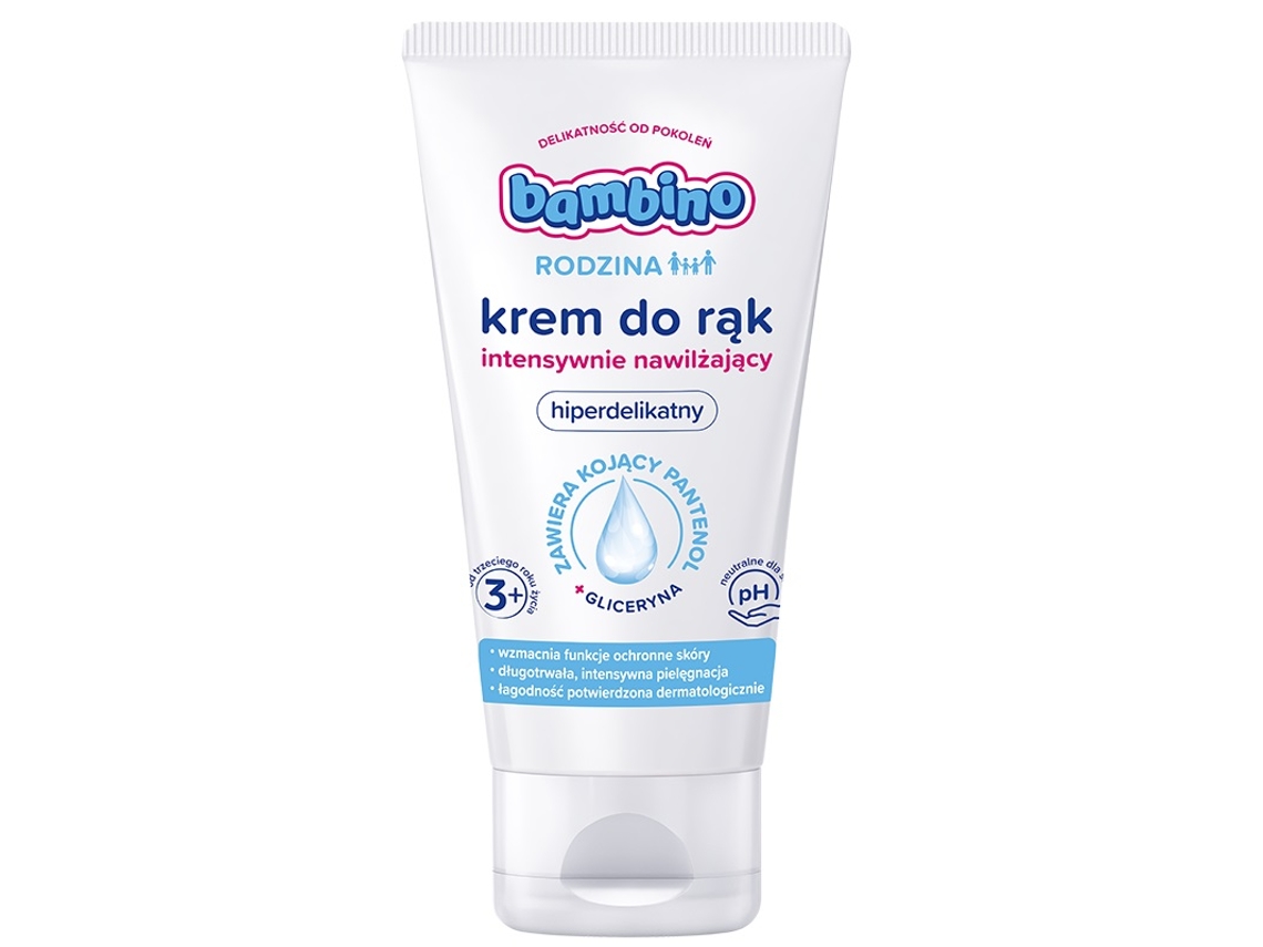 Creme De Mões Bambino Família Para Cuidados Delicados, 75ml