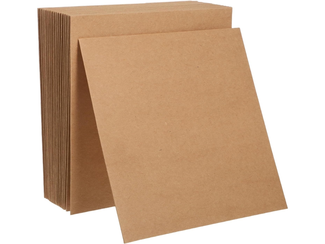 Lote De 20 Para Convites Robustos E Polivalentes Envelopes Carrées Em Papel Kraft Présents Fête Rangement