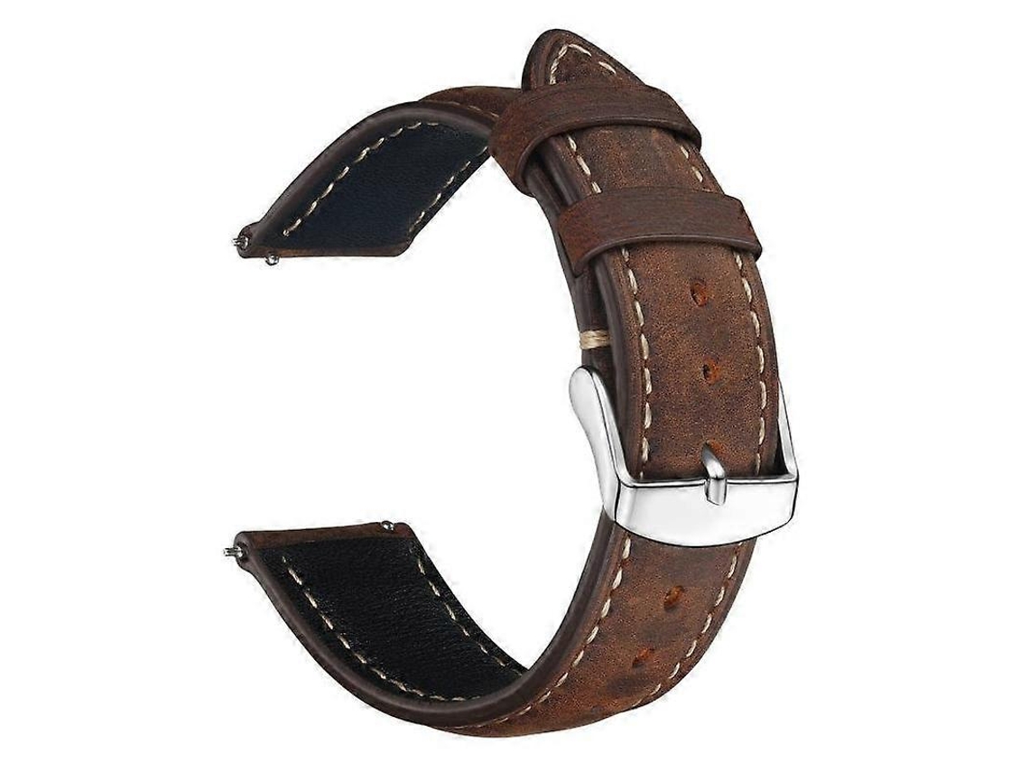 Xdfind Pulseira De Relógio Retro Crazy Horse Em Couro Com Textura
