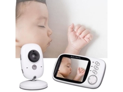 Babyphone Câmera Digital De Vídeo Sem Fio Multifuncional 3,2 Polegadas Com Leitor Digital Aquaforge