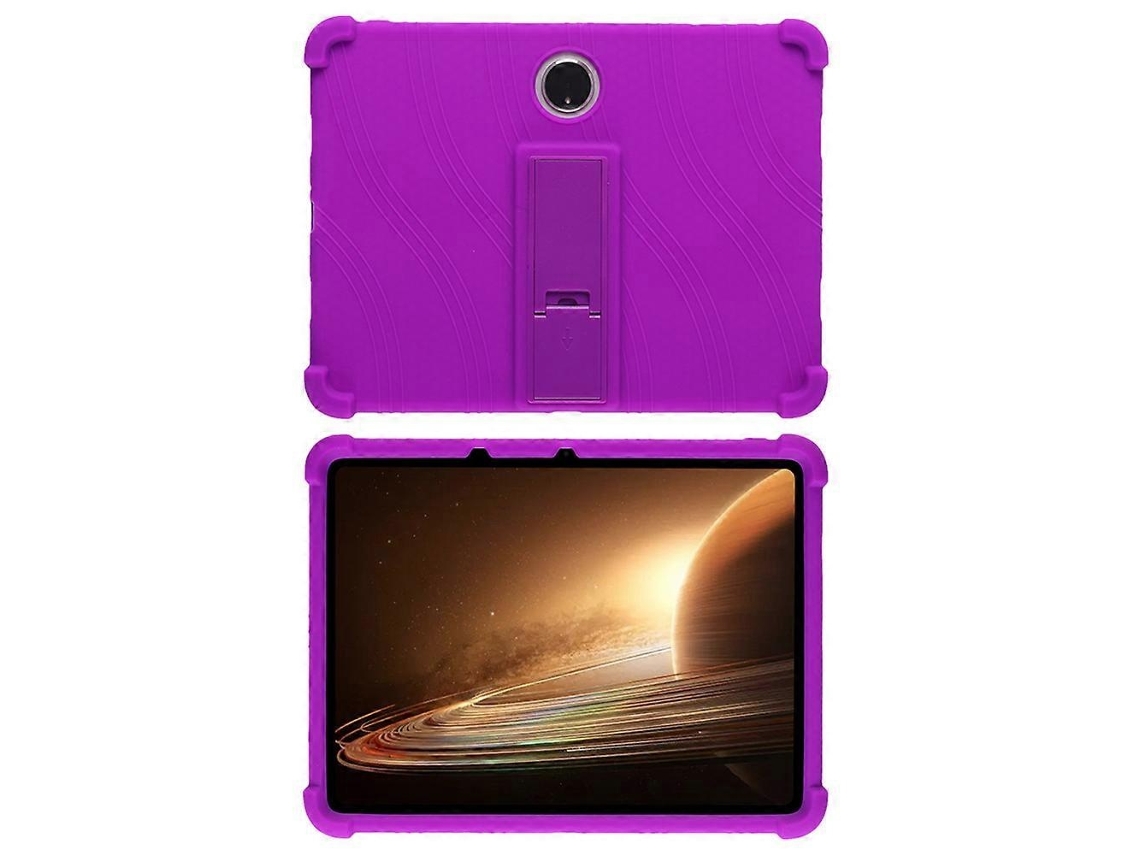 Capa Protetora Em Silicone E Pc Com Suporte Para Oppo Pad 2, Roxo Elysve