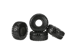 Mali 4 Pneus Austar 2.2" 125mm 1/10 para Rc4wd D90 Axial Scx10 Crawler de Rochas de Borracha