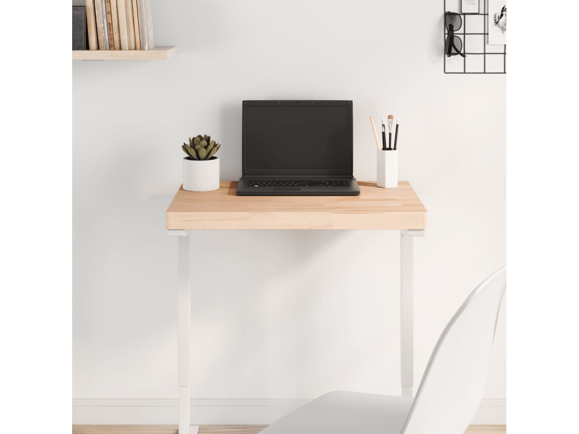 Vidaxl Tampo De Mesa Retangular 60x40x4 Cm Madeira De Faia Maciça